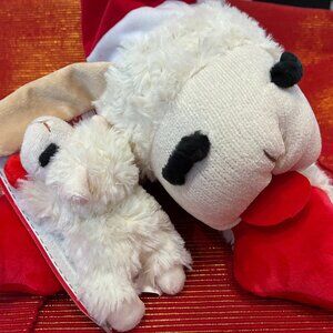 Mama Lamb Chop and Baby Lamb Chop Squeak Toys